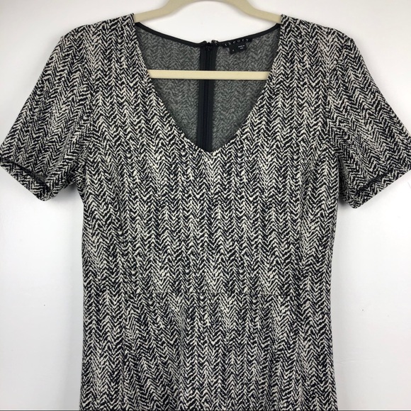 Theory  Dark Parcel Short Sleeve Dress Size 6 - Picture 4 of 7